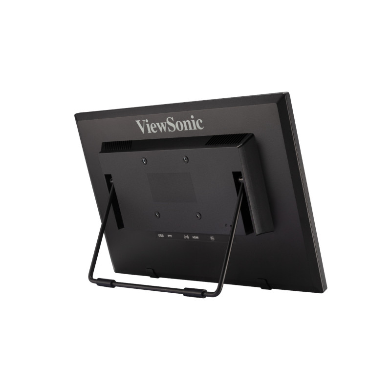Монитор ViewSonic TD1630-3, 15.6" HD TN Тъчскрийн, 1366x768 ,10 points touch, 12ms, 220 cd/m2, 500:1, VGA, HDMI, USB, speakers - 12