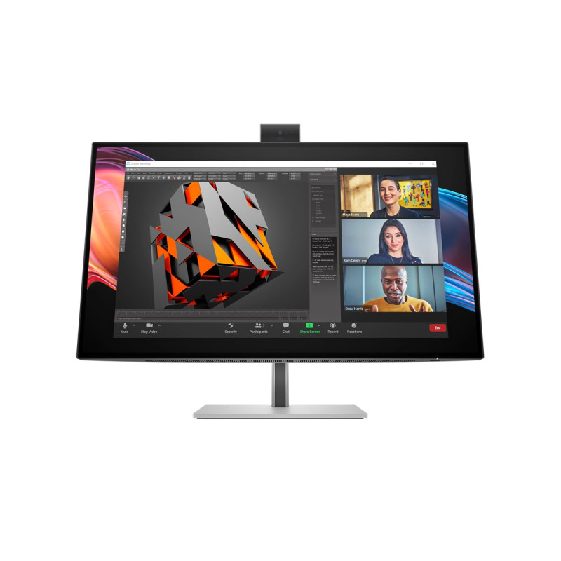 Монитор HP Series 7 Pro 727pm, 27" 4K UHD IPS 400cd/m² 5ms, USB-C хъб с 100W Power Delivery, 5MP камера - 8K135A5 - 1