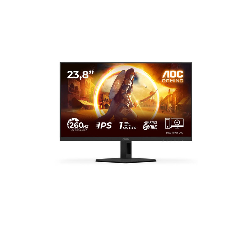 Монитор AOC 24G4ZRE, 23.8" Full HD, Fast IPS 260Hz, 0.3 ms MPRT, HDR10  - 1