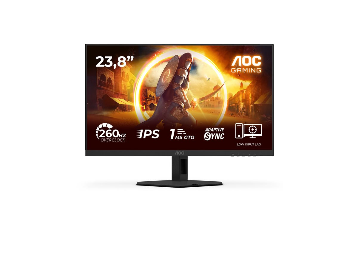Монитор AOC 24G4ZRE, 23.8" Full HD, Fast IPS 260Hz, 0.3 ms MPRT, HDR10 - 1
