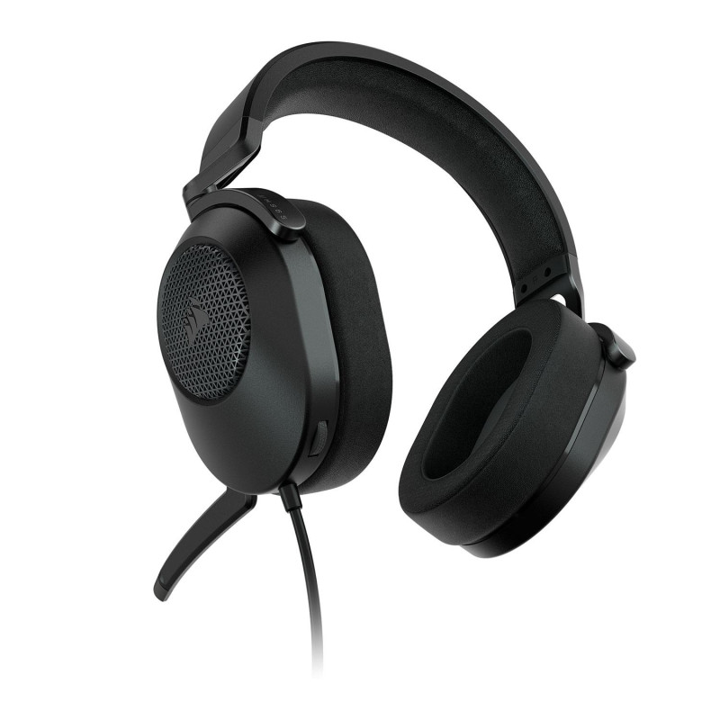 Геймърски слушалки Corsair HS65 Carbon, с кабел, 3.5mm/USB, микрофон - CA-9011270-EU - 3