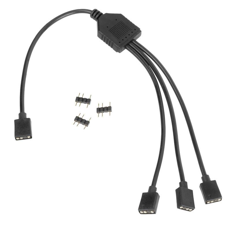 RGB кабел Kolink ARGB 1-3 Сплитер, 300мм, 3-pin конектор - ZUAD-1473 - 2