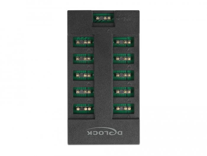 RGB хъб DeLock, 10 портов ARGB 5V - 64128 - 2