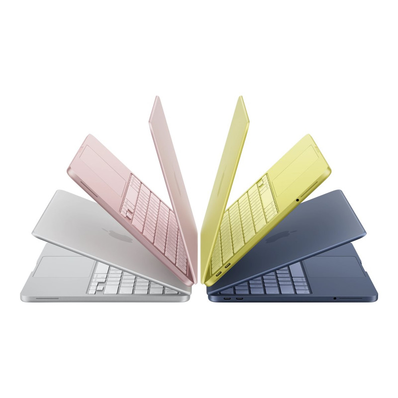 Лаптоп Apple MacBook Neo A18 Pro, 13" Retina 2408x1506, Apple A18 Pro 6-core, 8GB unified memory, 512GB SSD, macOS Tahoe 26 - MHFE4ZE/A - 6
