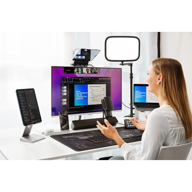 Телепромптер Elgato, универсален, пластмасов, черен - 10WAD9901 - 2