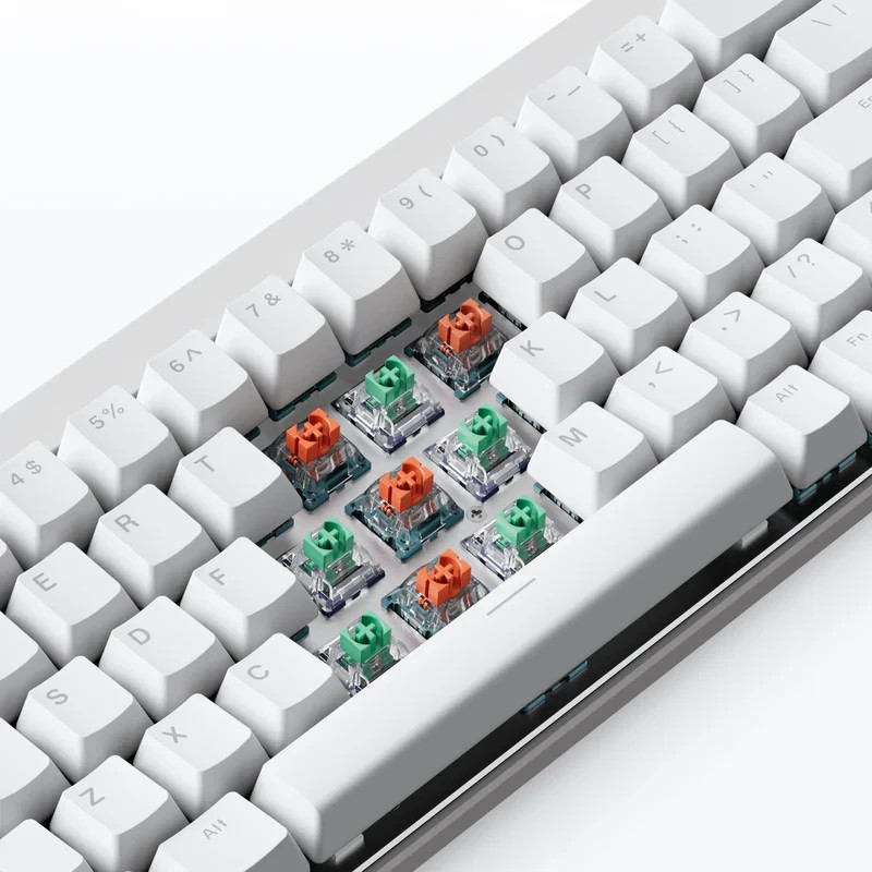 Механична геймърска клавиатура MCHOSE Ace 68 Air, 65%, Mount Tai Magnetic Switch GT Tactile, 8000Hz, Алуминий, Черна - MC-ACE68AIR-10 - 5
