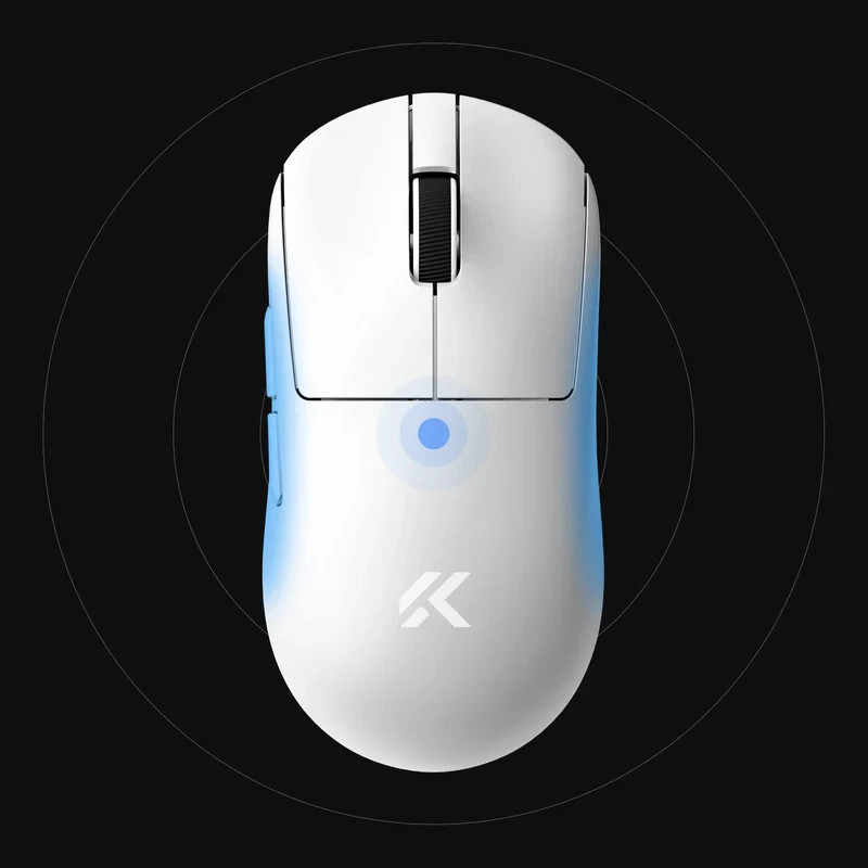 Безжична геймърска мишка MCHOSE A7 V2, Dual 8K Hz, PAW3950 TI сензор, Omron механични суичове, 42000 DPI - HW-A7V2-5 - 8