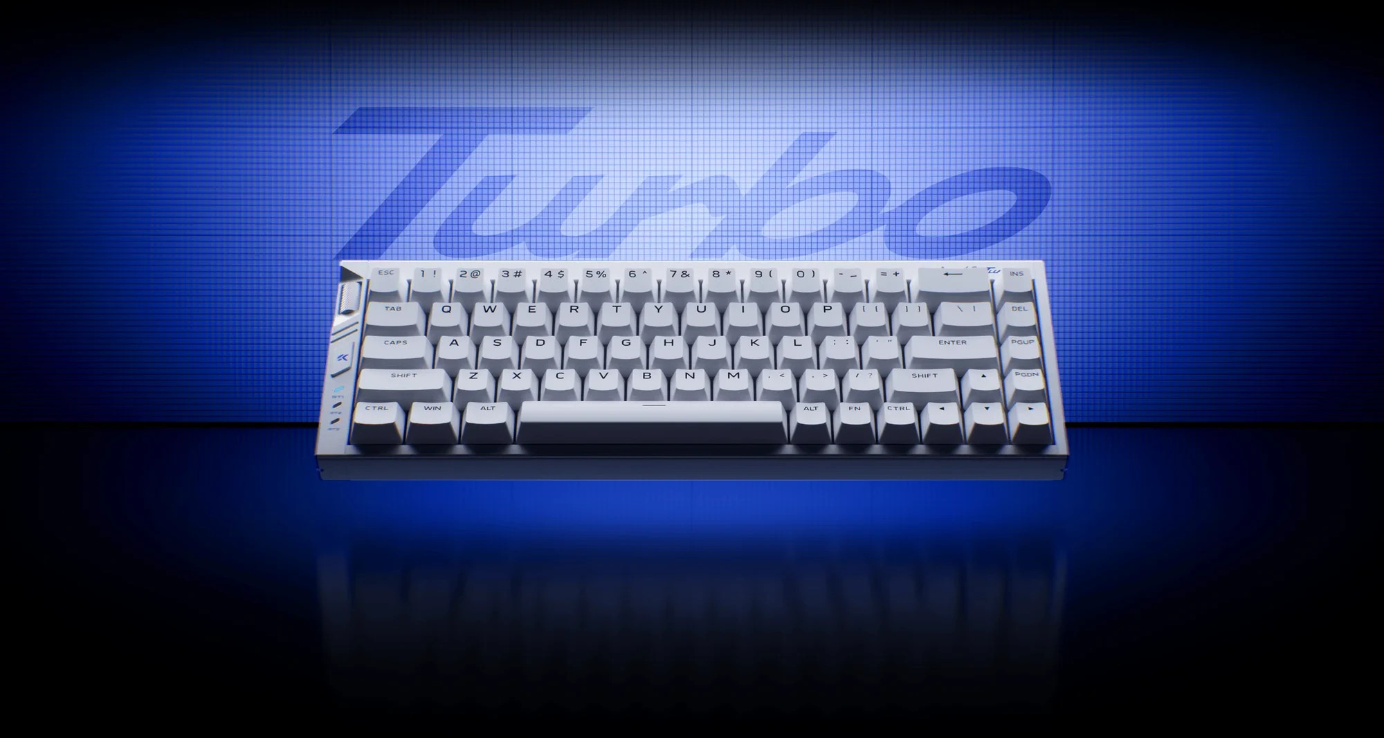 Mеханична геймърска клавиатура MCHOSE Ace 68 Turbo, 68 клавиша, Mount Tai Magnetic Switch GT Tactile, 16K Polling Rate, RGB подсветка, Черна - HW-ACE68TURBO-5 - 16
