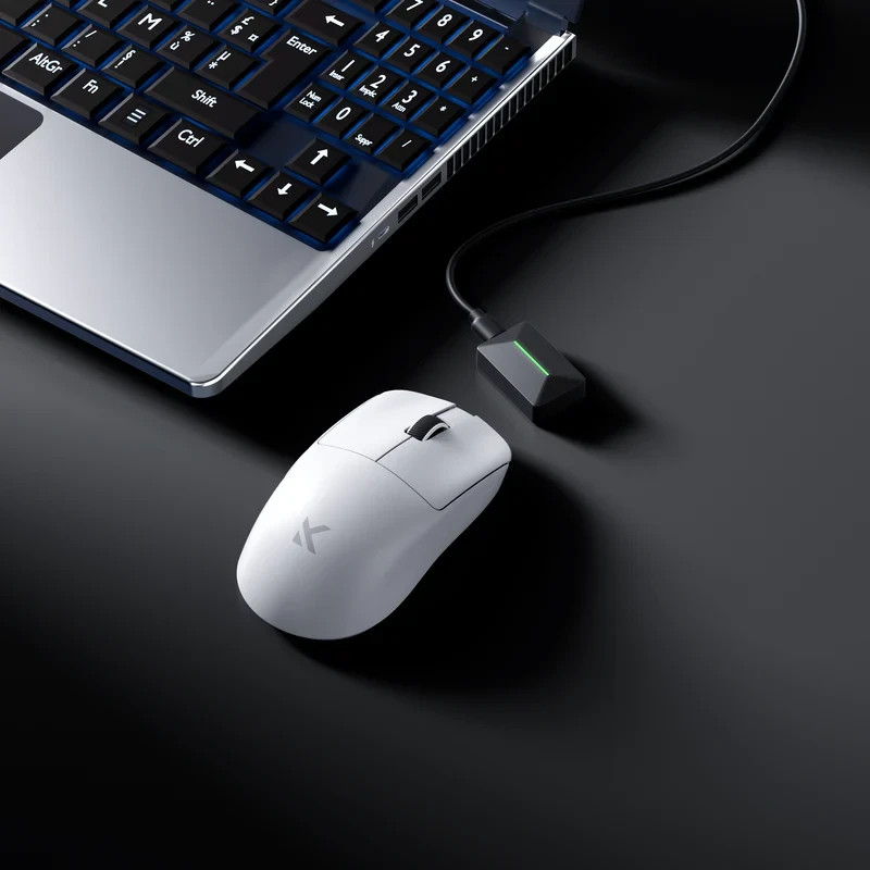 Bluetooth/Безжична геймърска мишка MCHOSE L7 Ultra Plus, Бял, Оптична Kailh, 8000Hz, 42000 DPI - HW-L7-13KH - 5