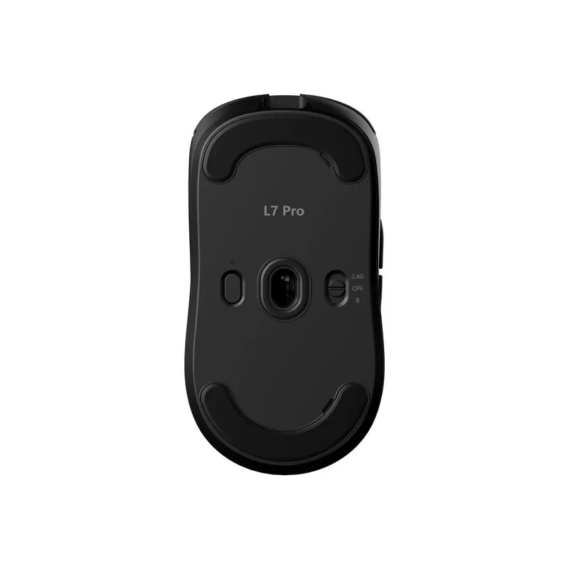 Bluetooth/Безжична геймърска мишка MCHOSE L7 Pro, Черна, PAW3395 сензор, 26000 DPI, 8000Hz - HW-L7-4KH - 5
