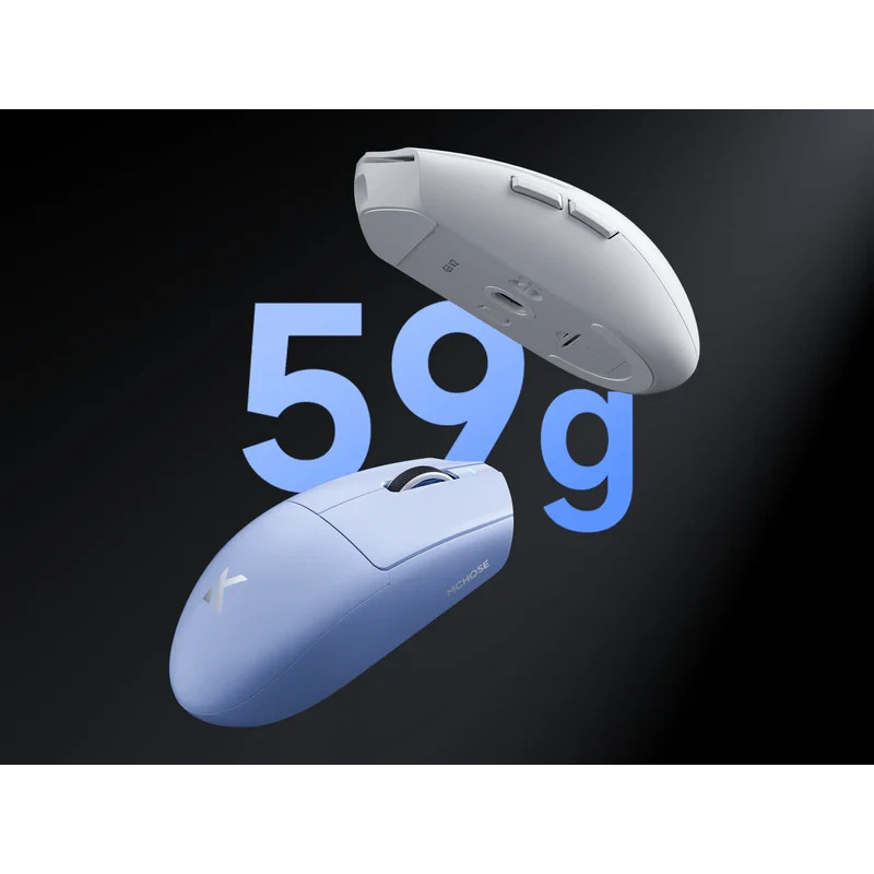 Bluetooth/Безжична геймърска мишка MCHOSE G3 V2, Черна, Omron Mechanical, 12000 DPI, 1000Hz - MC-G3V2-5 - 3