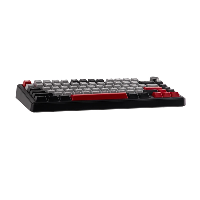 Bluetooth механична геймърска клавиатура Aula F75 MAX, 75%, Reaper Switch Linear, 80 клавиша, RGB подсветка - F75MAX-RS-BR - 7