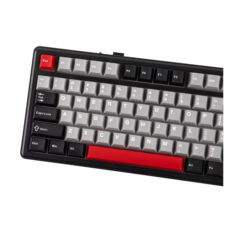 Bluetooth механична геймърска клавиатура Aula F75 MAX, 75%, Reaper Switch Linear, 80 клавиша, RGB подсветка - F75MAX-RS-BR - 8