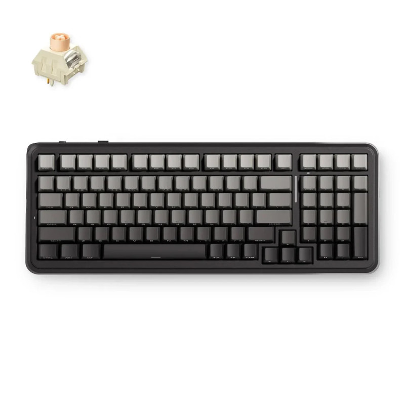 Bluetooth механична геймърска клавиатура MCHOSE MC-K99 V3, 98% размер, Linear Icy Creamsicle Switch, RGB подсветка - MC-K99V3-4 - 1