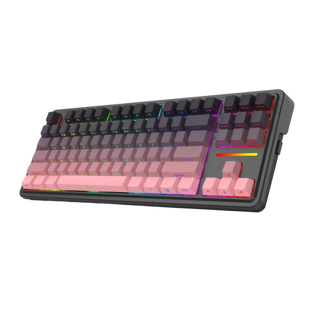 Bluetooth механична геймърска клавиатура Redragon Antonium Pro K728SP-RGB-PRO, RGB осветление - 2