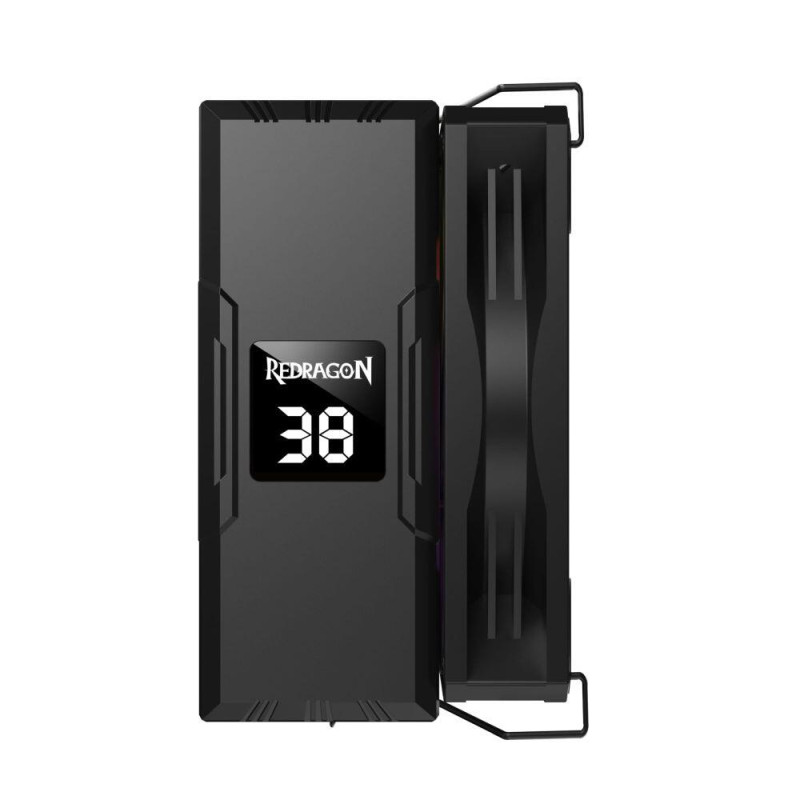 Охладител за процесор Redragon CC-1013, 120 мм aRGB вентилатор, Intel LGA 1700/1200/115X, AMD AM4/AM5, вграден температурен дисплей - 3