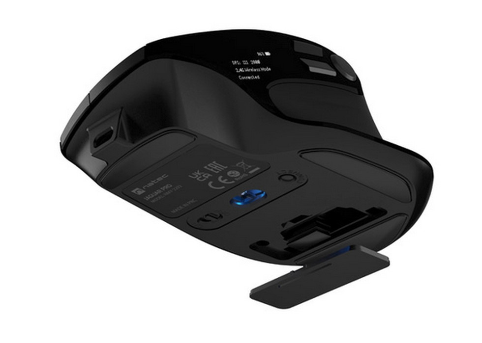 Безжична мишка NATEC Jaguar Pro, 4000DPI Optical, 9 програмируеми бутона - NMY-2292 - 6