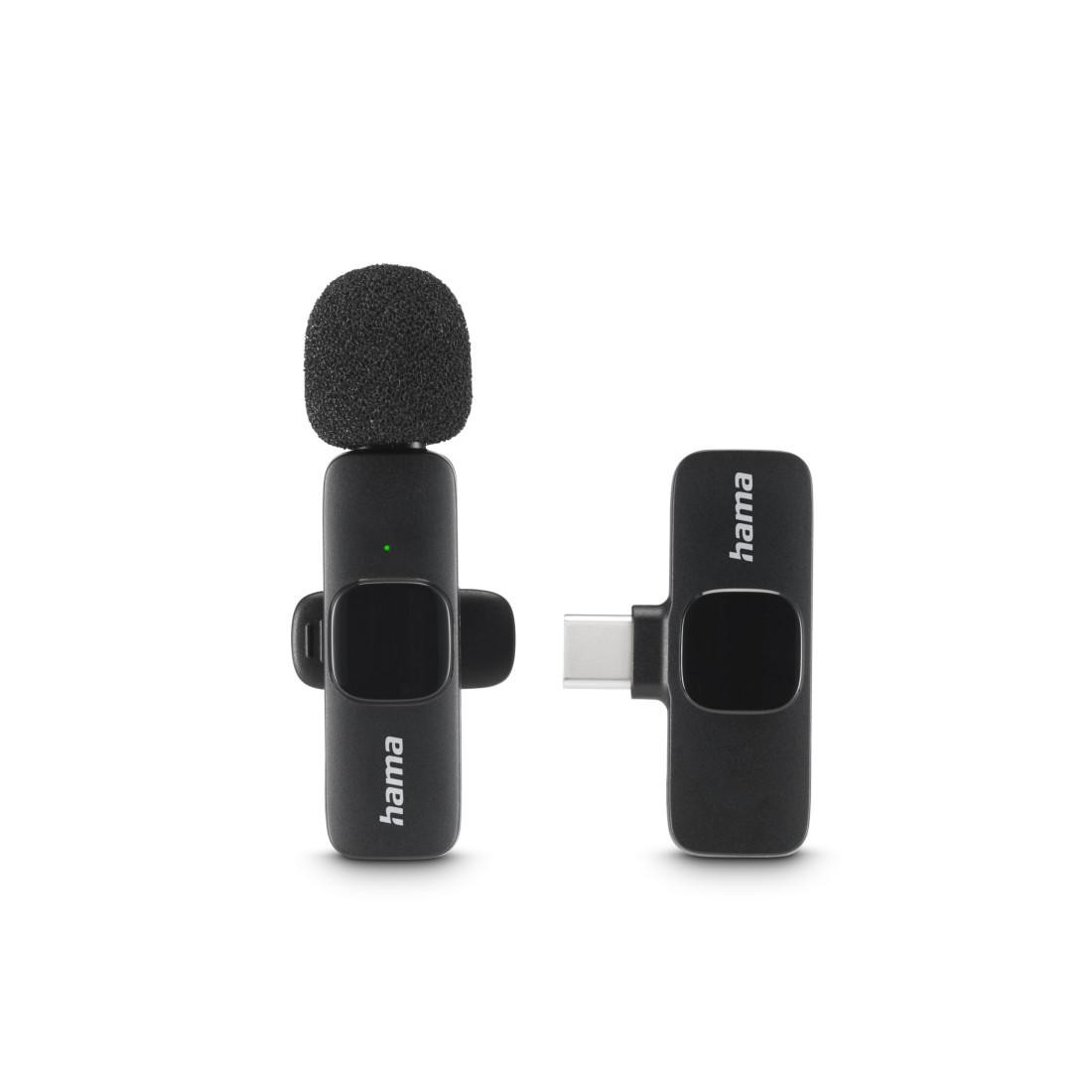 Безжичен микрофон HAMA Smart Wireless, Кондензаторен, USB Type-C, Омнидиректен - HAMA-04680 - 1