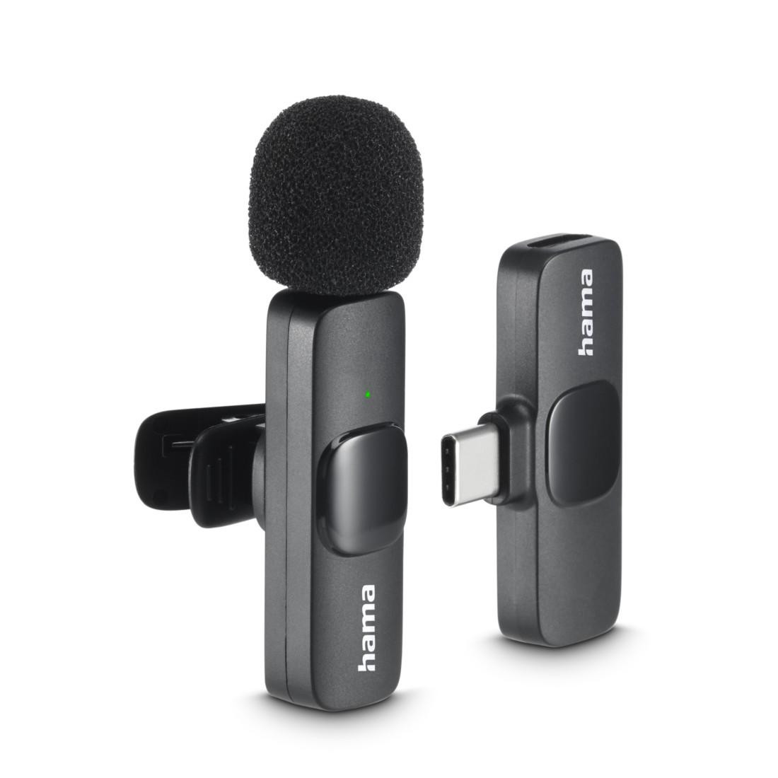 Безжичен микрофон HAMA Smart Wireless, Кондензаторен, USB Type-C, Омнидиректен - HAMA-04680 - 6