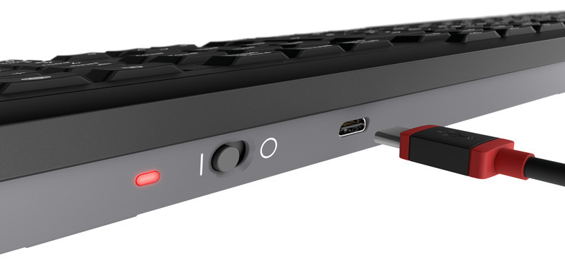 Безжична клавиатура с мишка CHERRY JD 8560EU, SX ножичен механизъм, USB безжична, черна - JD-8560EU-2 - 2