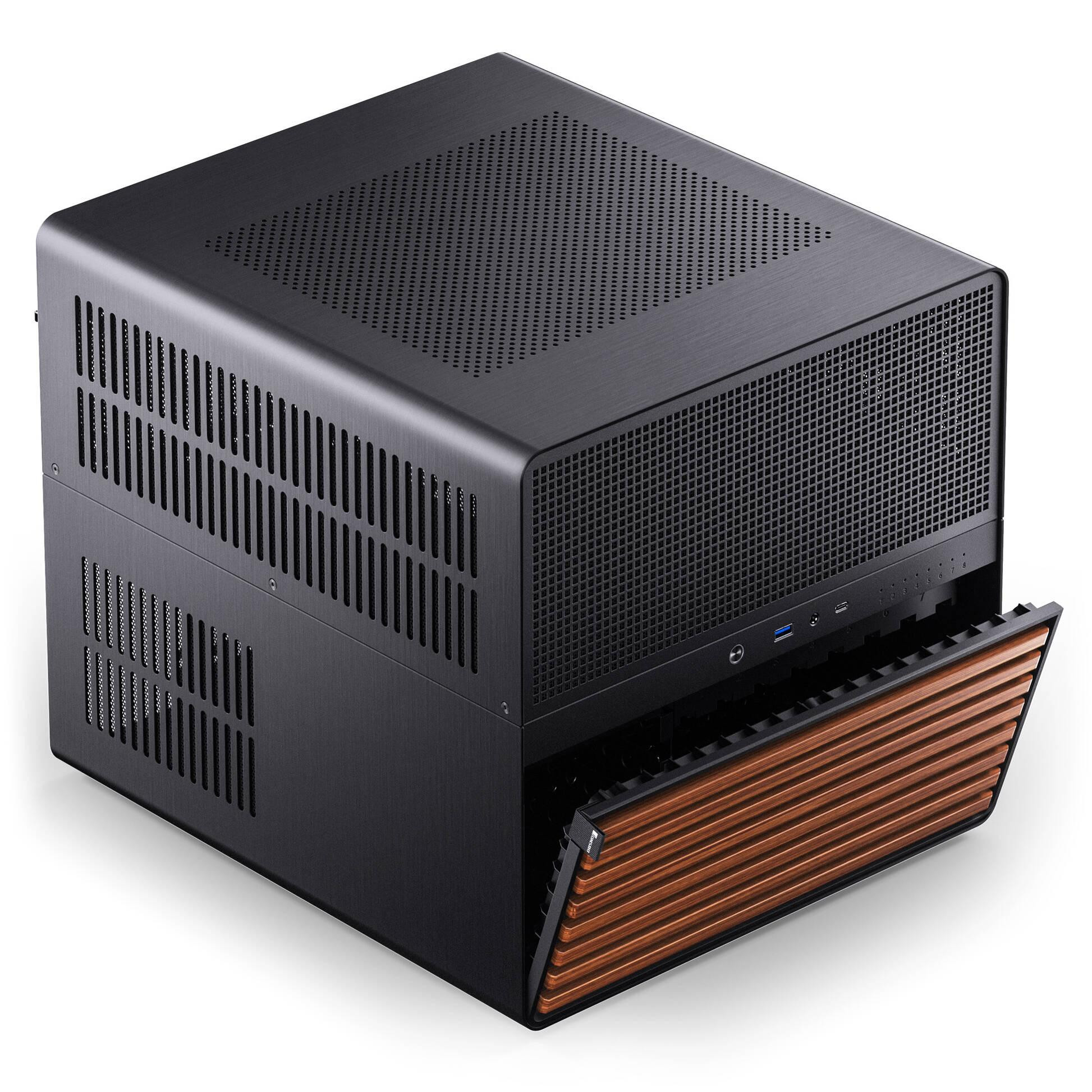 Кутия за компютър Jonsbo N5, E-ATX, Cube Tower, 355x403x350mm, Черна - GEJB-157 - 2