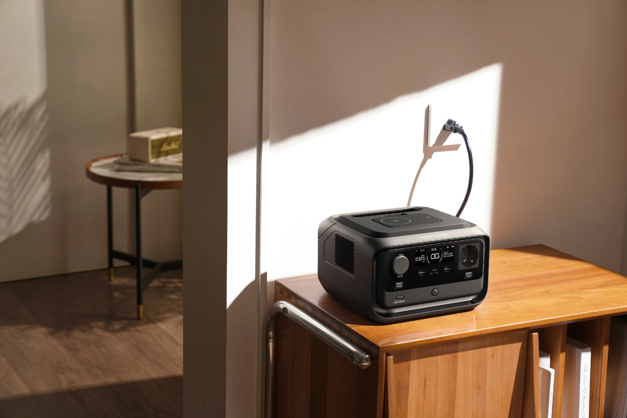 Преносима електростанция Ecoflow River 3 Plus Wireless, 286Wh, 600W мощност, LiFePO4 батерия, UPS функция - EFRIVER3PLUS-W-EU-CBOX - 6