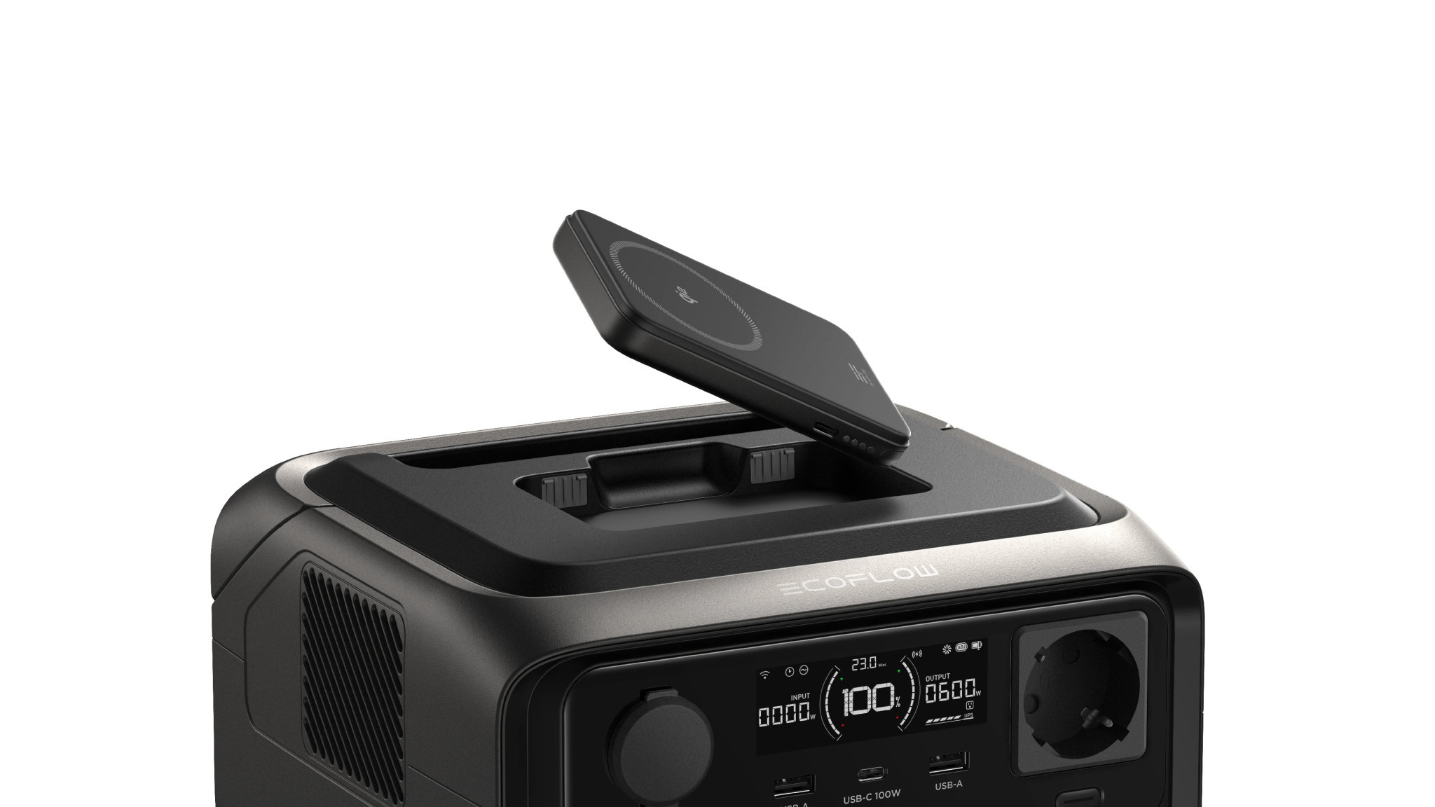 Преносима електростанция Ecoflow River 3 Plus Wireless, 286Wh, 600W мощност, LiFePO4 батерия, UPS функция - EFRIVER3PLUS-W-EU-CBOX - 16