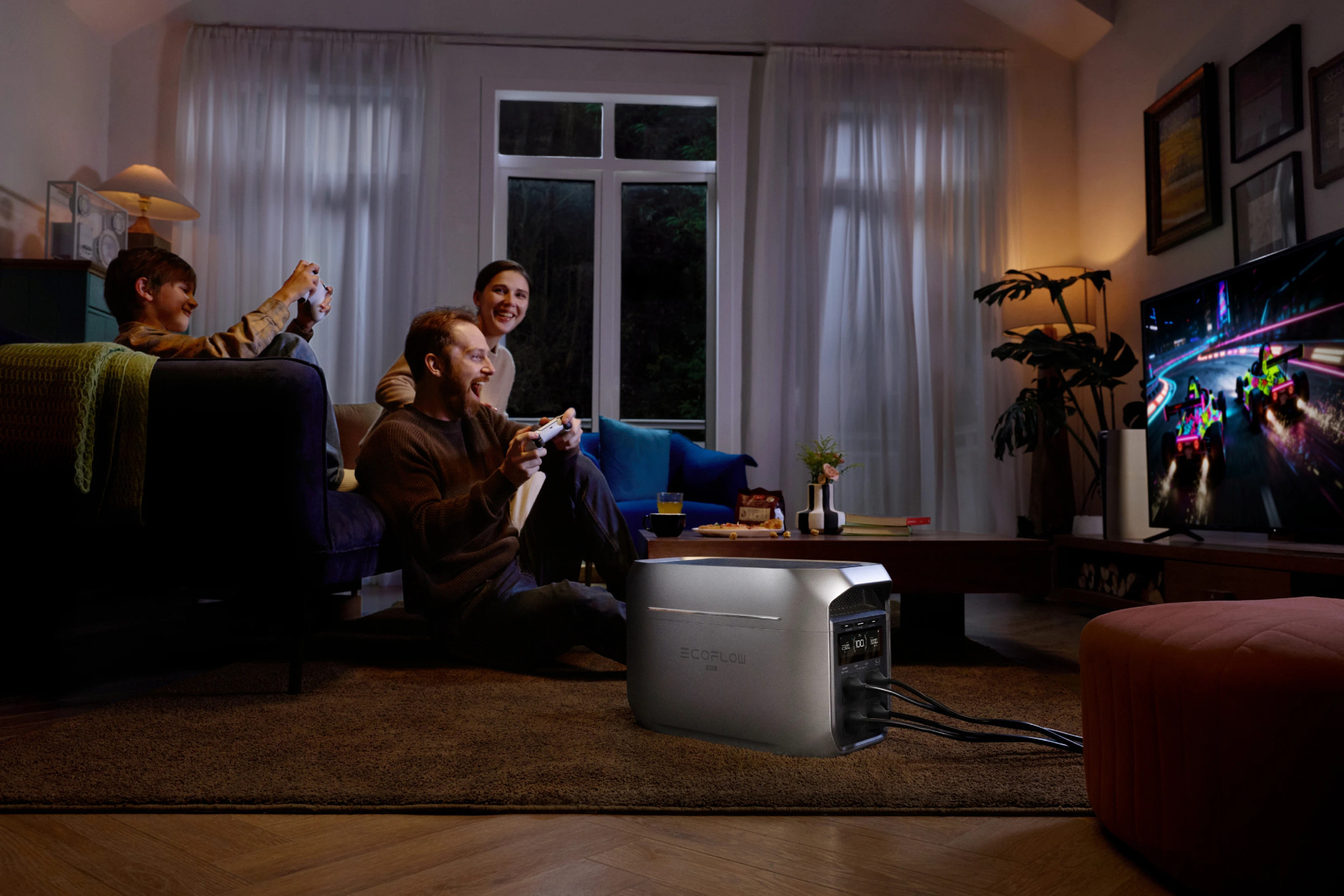 Преносима електростанция Ecoflow DELTA 3 Max, 2048 Wh, 2400 W, LiFePO4 - EFD3M-G-EU-CBOX - 5