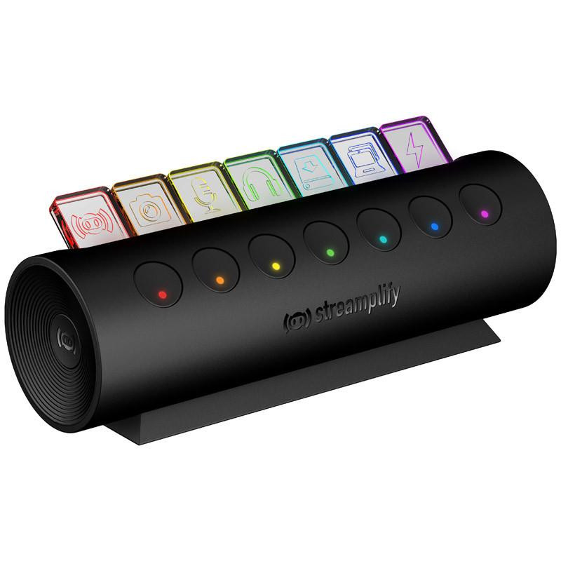 USB 3.0 хъб Streamplify CTRL 7, 7 портове USB-A, 1.8m кабел, RGB подсветка - TVSP-005 - 3