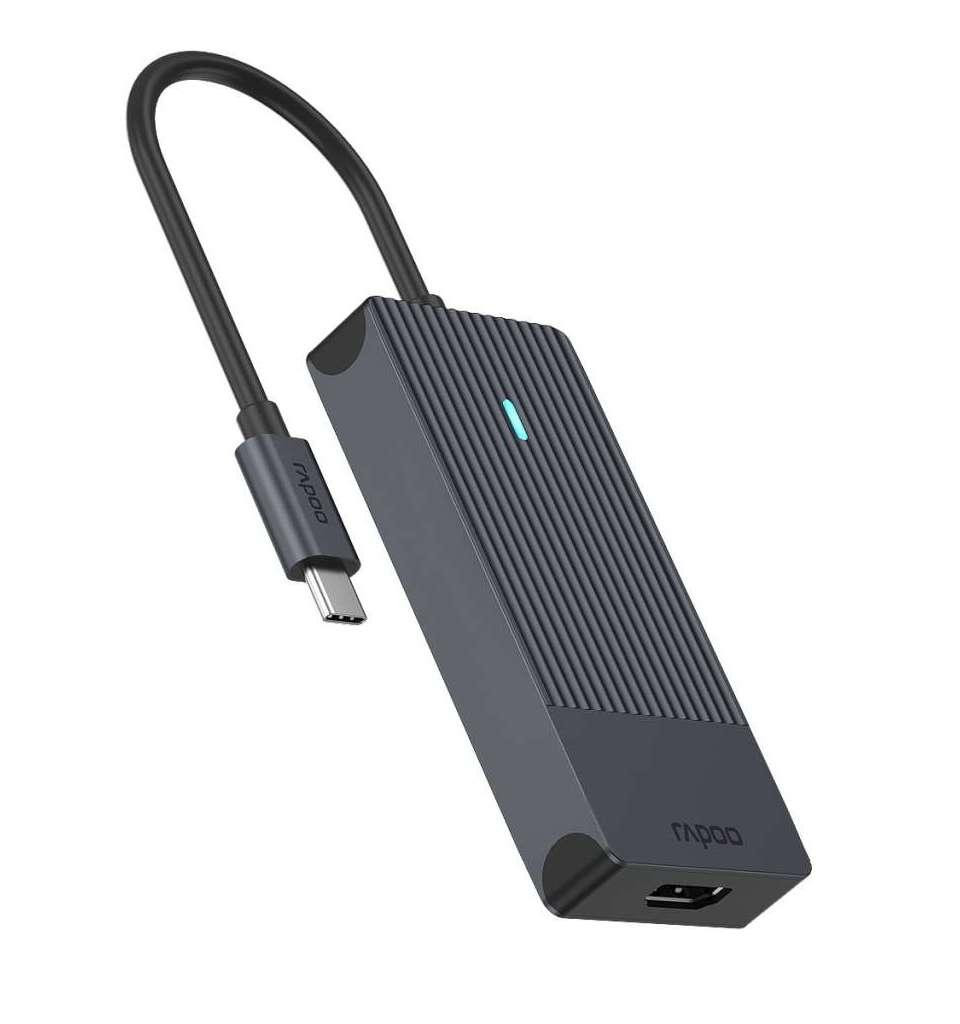 Докинг станция RAPOO 11409, 4 портове USB 3.2 Gen 1 - RAPOO-11409 - 6