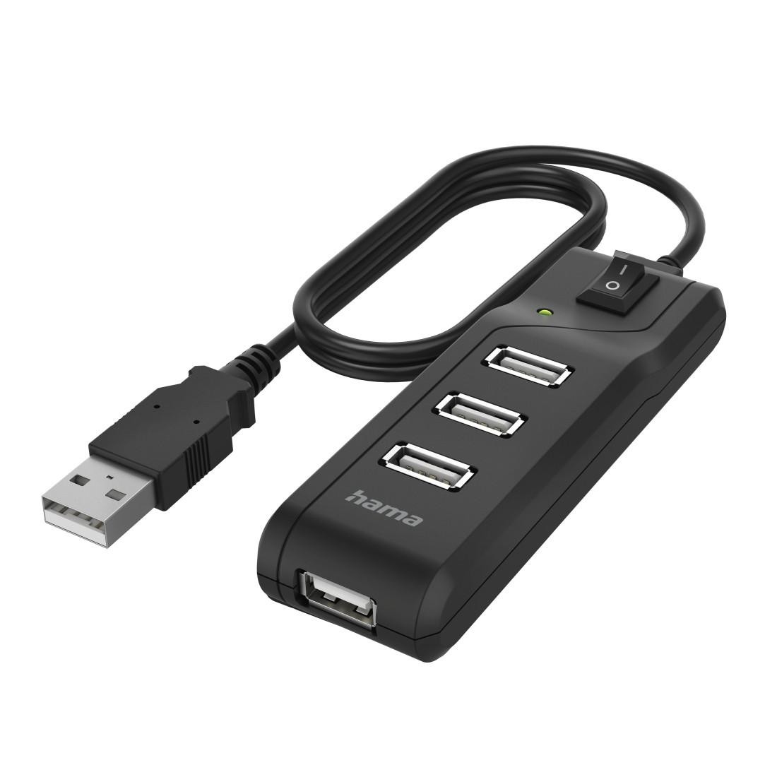 USB хъб HAMA, 4 портова USB 2.0 - HAMA-200118 - 3