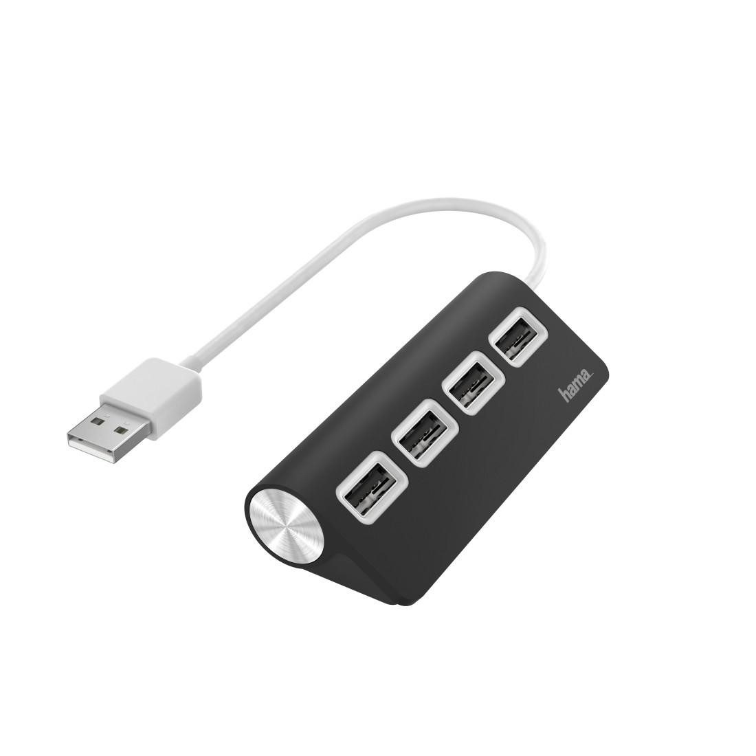 USB хъб HAMA, 4 портова USB 2.0 - HAMA-200119 - 1