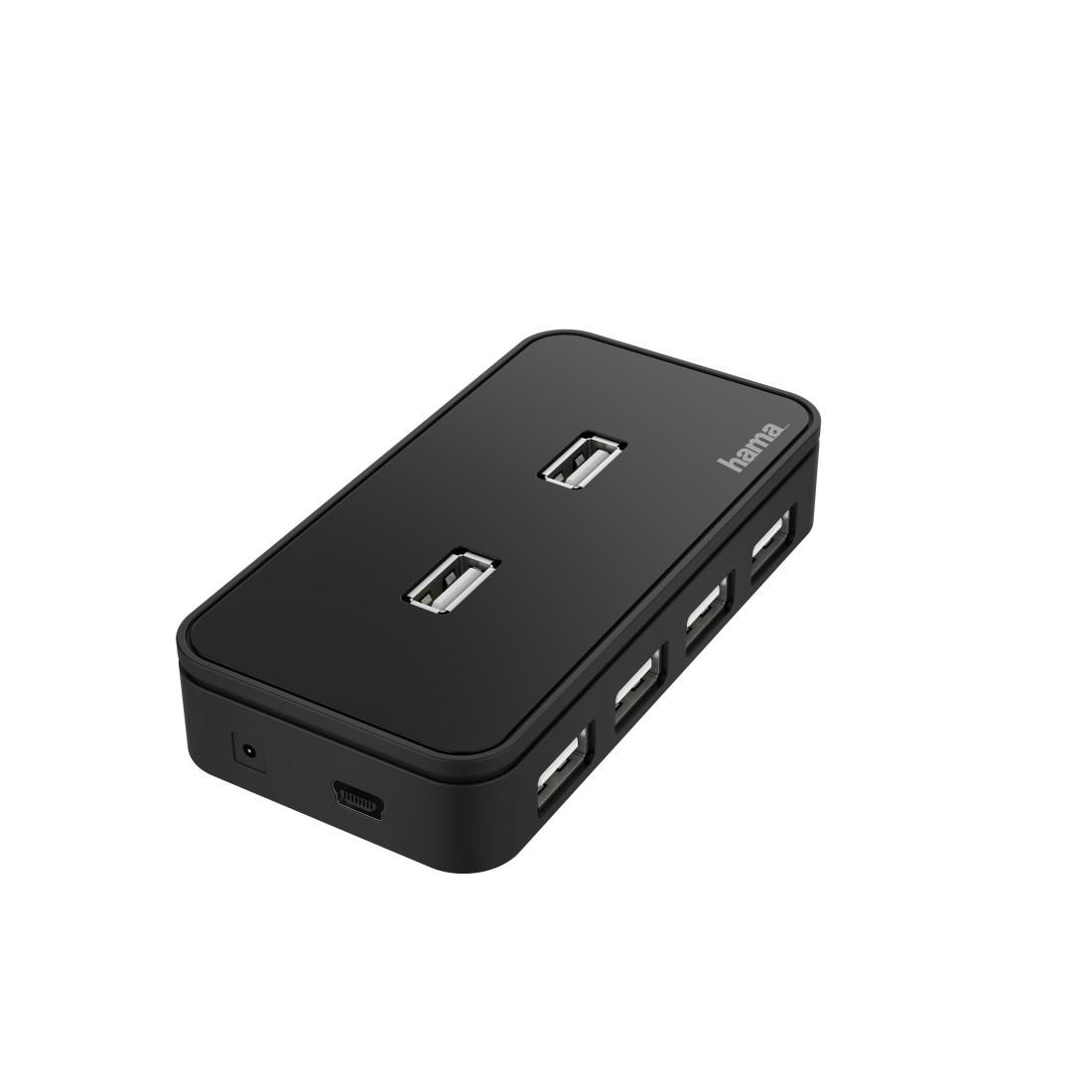 USB хъб HAMA, 7-портов USB 2.0 със захранване - HAMA-200123 - 2