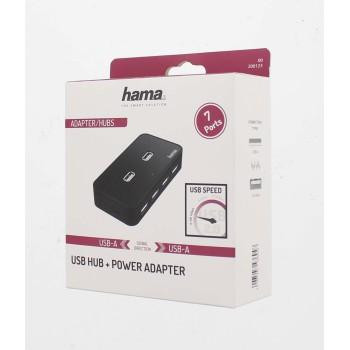 USB хъб HAMA, 7-портов USB 2.0 със захранване - HAMA-200123 - 3