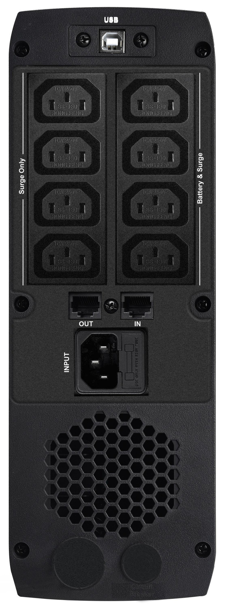 Токозахранващо устройство POWERWALKER VI 1500 CSW IEC, 1500VA/900W, Line-Interactive, LCD - POWER-UPS-VI1500CSW-IEC - 3