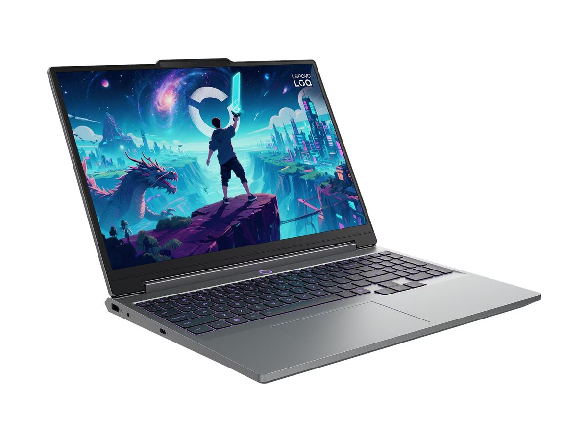 Лаптоп LENOVO LOQ 15AHP11, 15.3" WUXGA 165Hz, Intel Core Ultra 7 355, NVIDIA GeForce RTX 5050 8GB, 16GB DDR5, 512GB SSD, No OS - 83SL0012BM - 1