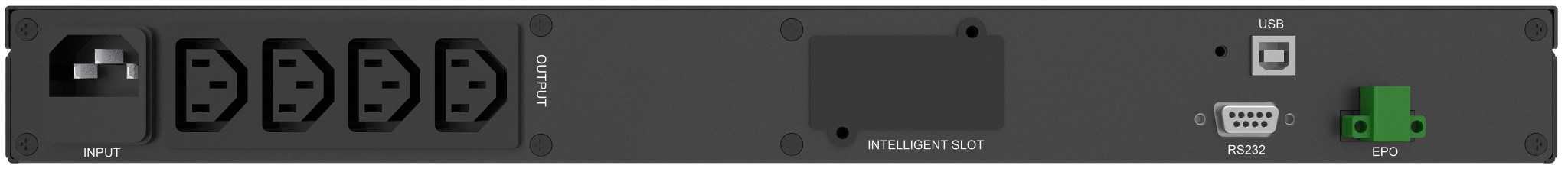 Токозахранващо устройство POWERWALKER VI 1000 R1U, 1000VA Line-interactive - POWER-UPS-VI1000R1U - 2