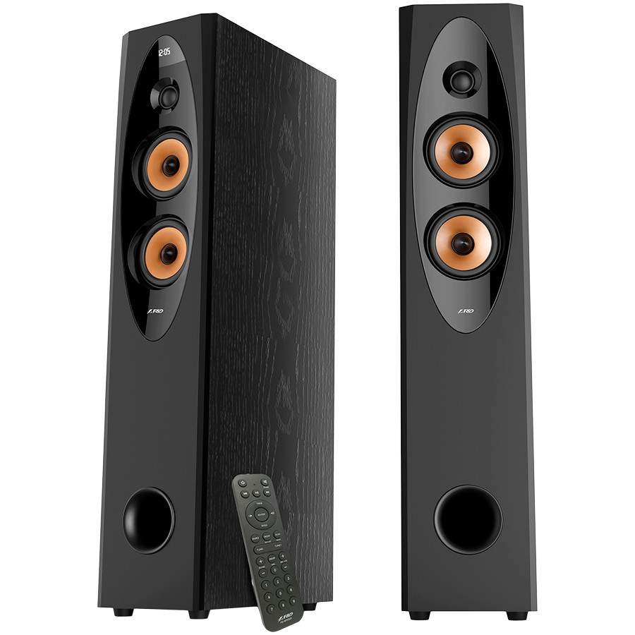 Озвучителна система FENDA T-60X PRO, 120W RMS (60W x2), Bluetooth 5.3/Optical/Coaxial/AUX/USB/Караоке - 2 Озвучителна система FENDA T-60X PRO, 120W RMS (60W x2), Bluetooth 5.3/Optical/Coaxial/AUX/USB/Караоке - 2
