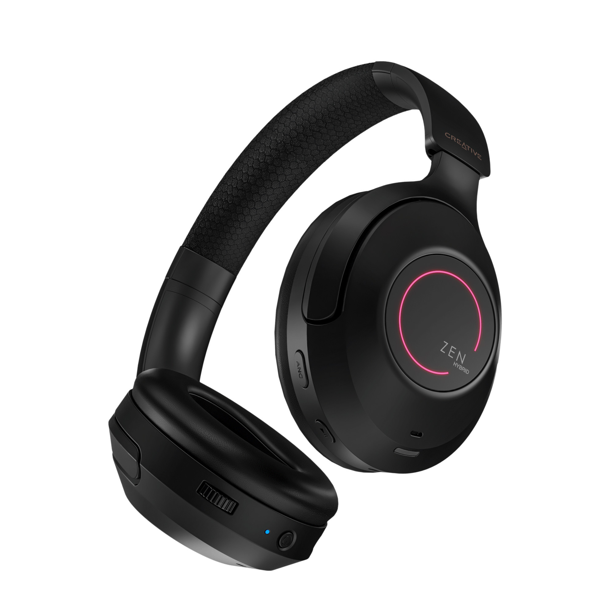 Безжични слушалки Creative Zen Hybrid Pro, Over-ear, 40mm, Bluetooth 5.3, 100h работа - 51EF1040AA000 - 3