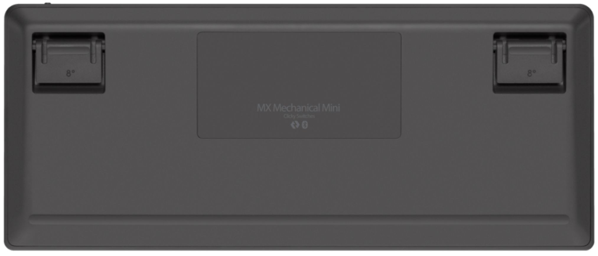 Bluetooth механична нископрофилна геймърска клавиатура Logitech MX Mechanical Mini, Graphite, Tactile - 920-010780 - 15