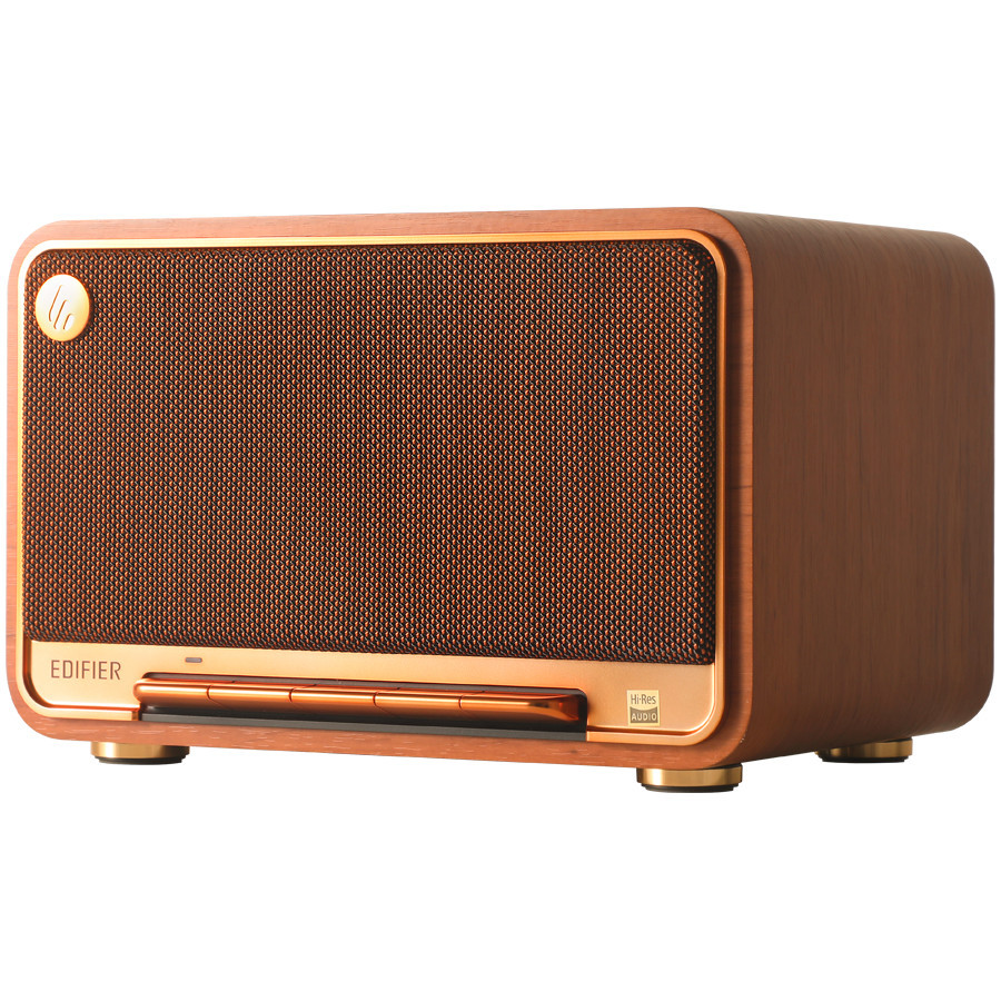 Преносим високоговорител Edifier D32, 2.1 система, 60W RMS, Bluetooth 5.3, Wi-Fi, AirPlay 2, Кафяв - D32-BR - 2
