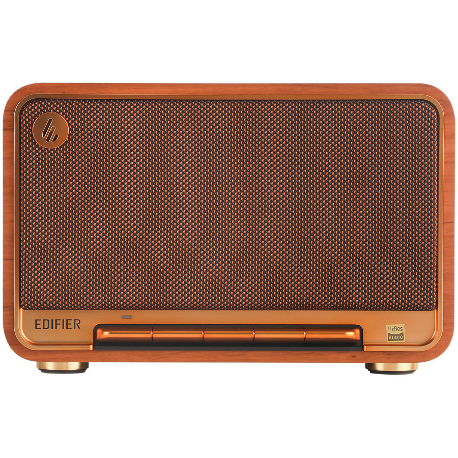 Преносим високоговорител Edifier D32, 2.1 система, 60W RMS, Bluetooth 5.3, Wi-Fi, AirPlay 2, Кафяв - D32-BR - 3