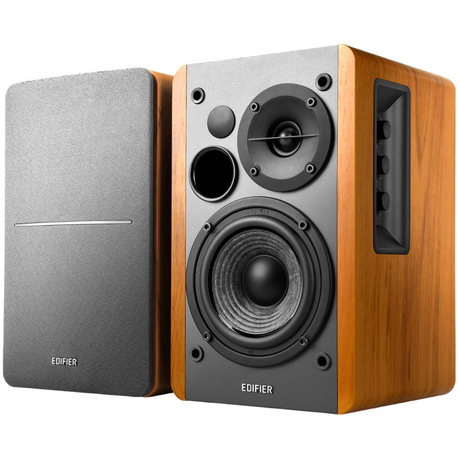 PC колонки Edifier R1280T, 2.0 Стерео, 42W RMS, 52Hz-20kHz, RCA Вход, Кафяв - R1280T-BR - 3