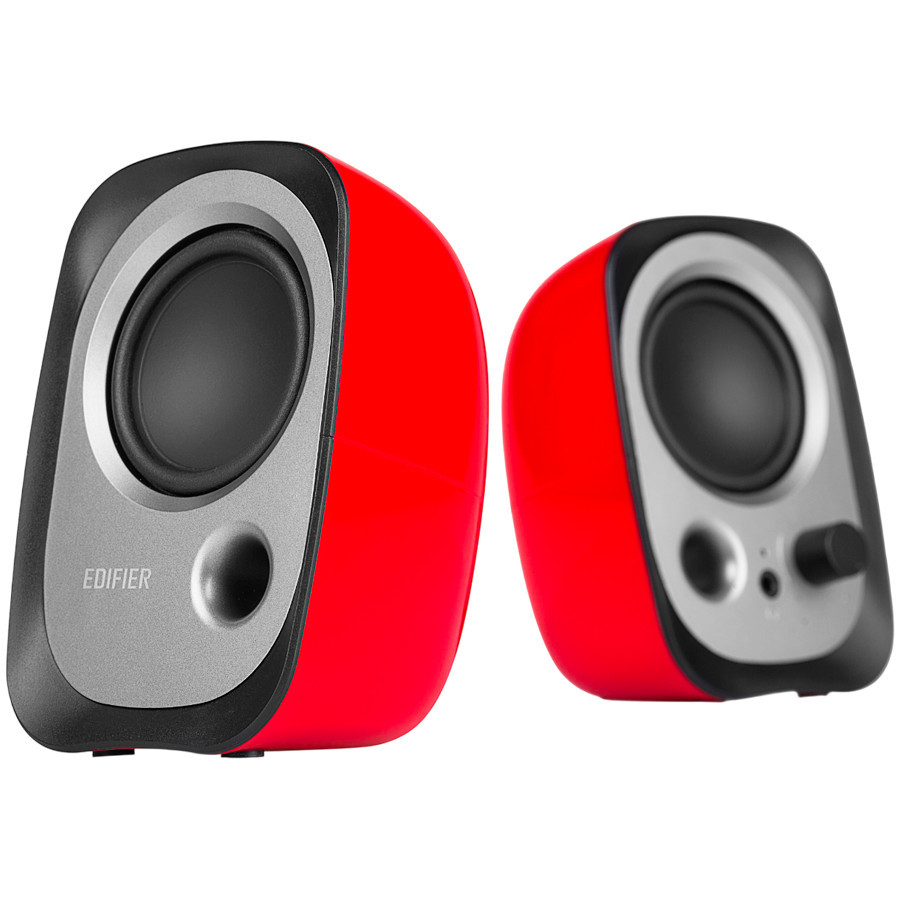 PC колонки Edifier R12U, 2.0 стерео, 4W RMS, USB/AUX, червени - R12U-RE - 2