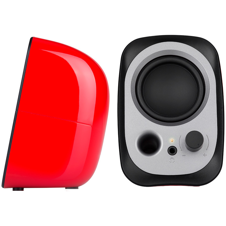 PC колонки Edifier R12U, 2.0 стерео, 4W RMS, USB/AUX, червени - R12U-RE - 3