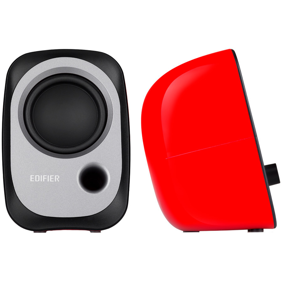 PC колонки Edifier R12U, 2.0 стерео, 4W RMS, USB/AUX, червени - R12U-RE - 4