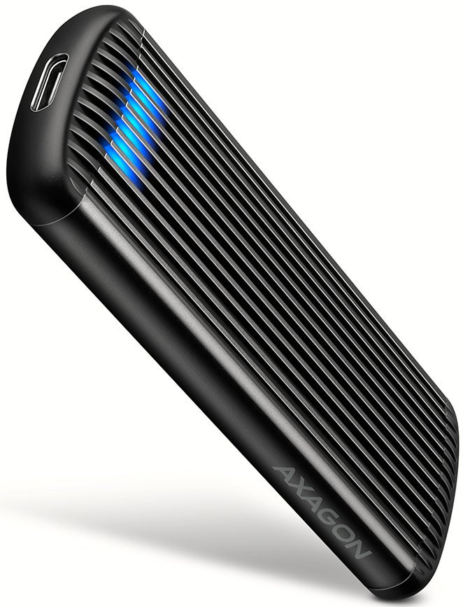 Кутия за външен диск AXAGON EEM2-SC, USB-C 3.2 Gen 2, M.2 NVMe SSD 30-80mm - 1