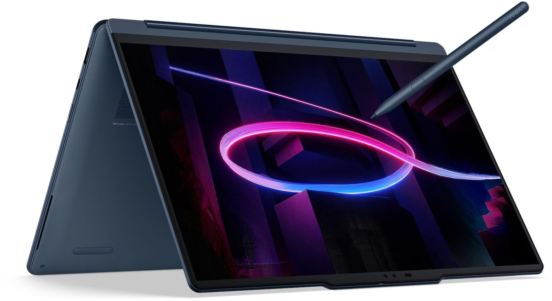 Лаптоп LENOVO Yoga 9 2-in-1 14IPH11 Aura Edition, 14" 2.8K OLED Touch, Intel Core Ultra 7 355, 32GB DDR5, 1TB SSD, Windows 11 Pro - 83SE001UBM - 1