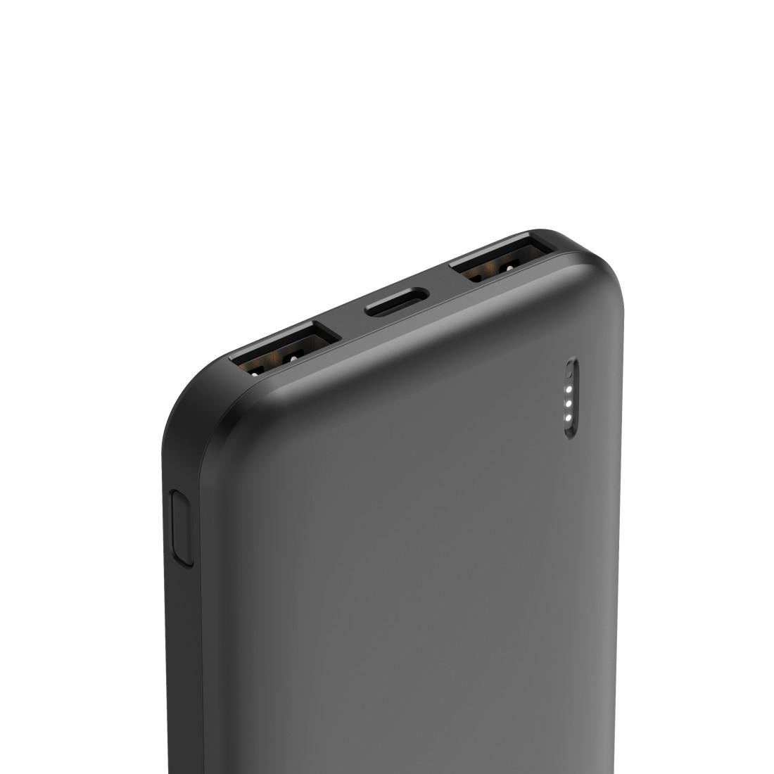 Външна батерия HAMA Pocket 5, 5000 mAh, 2x USB-A, антрацит - HAMA-201707 - 4