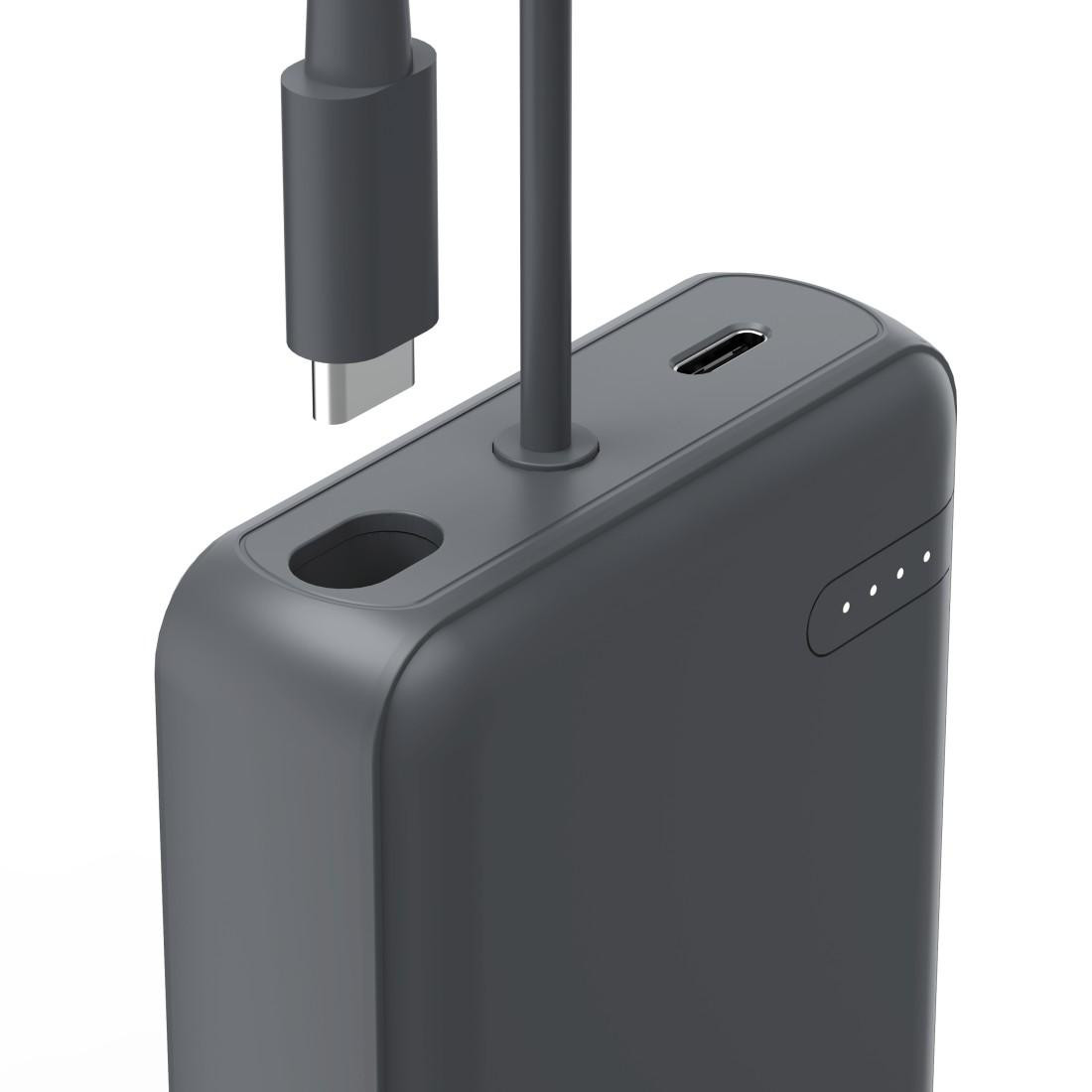 Външна батерия HAMA Travel, 10000mAh USB-C - HAMA-201739 - 4